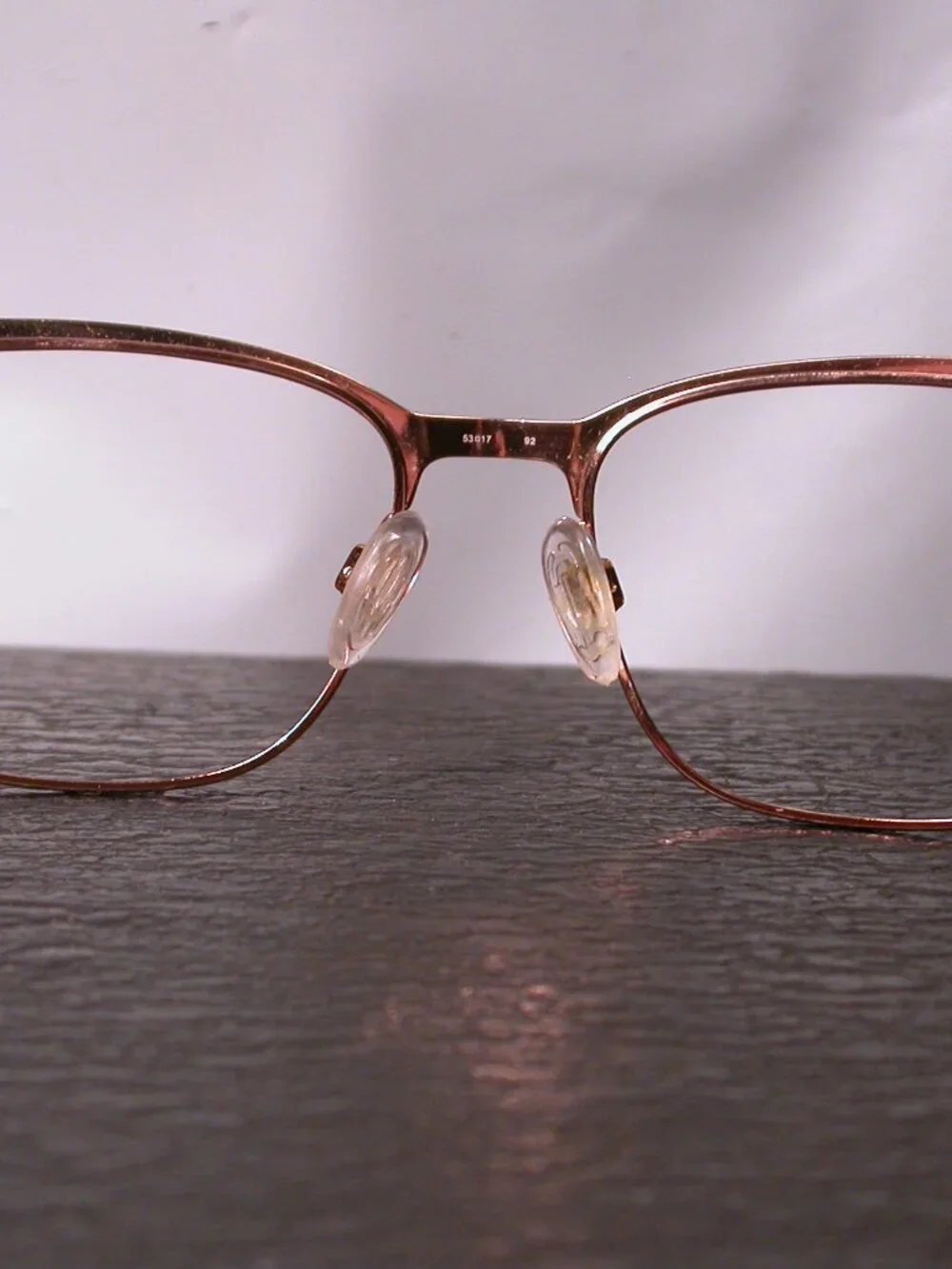 Rag & Bone Clear Dusty Rose Pink and Gold Eyeglasses Frames